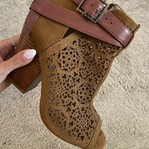 Fall booties with a buckle- Vince Camuto